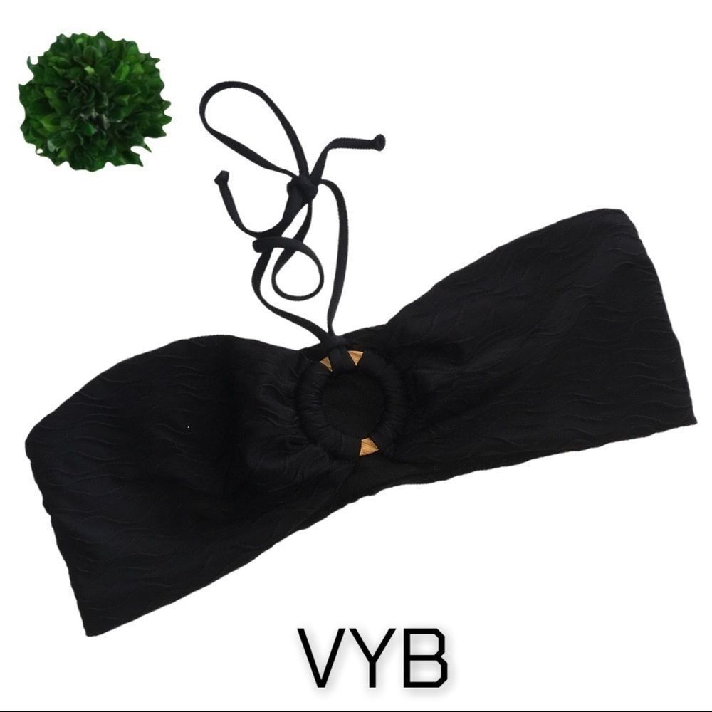 Vicious Young Babes Bandeau Black Bikini